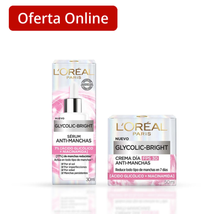 Combo L'oreal Serum Antimanchas + Crema Día Antimanchas Fps30