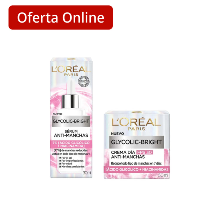 Combo L'oreal Serum Antimanchas + Crema Día Antimanchas Fps30