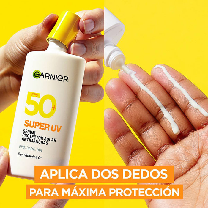 Combo Garnier Serum Skin Active + Serum Protector Solar Uv Fps50