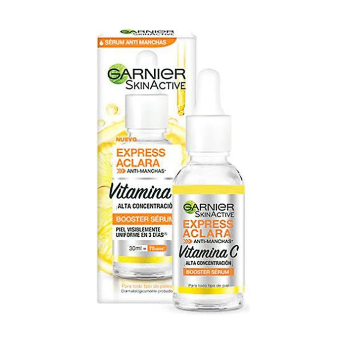 Combo Garnier Serum Skin Active + Serum Protector Solar Uv Fps50