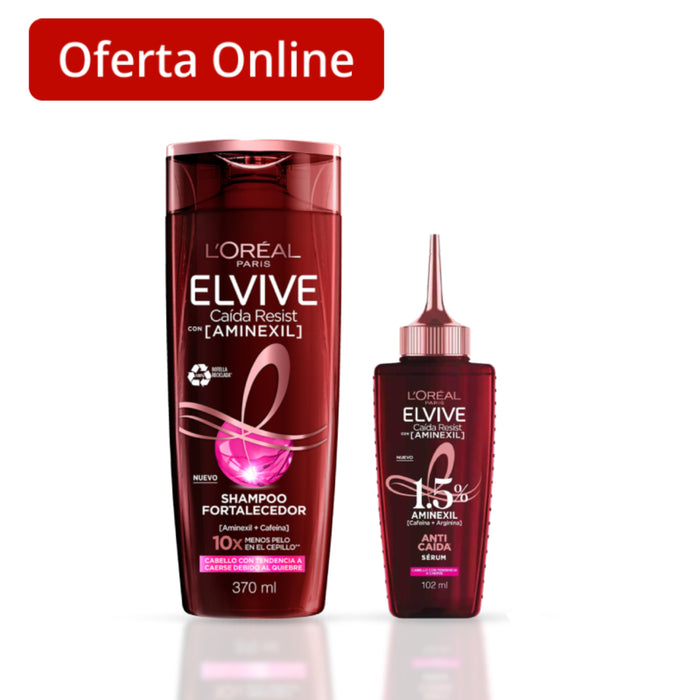 Combo Elvive Shampoo Anticaída + Serum Capilar Anticaída