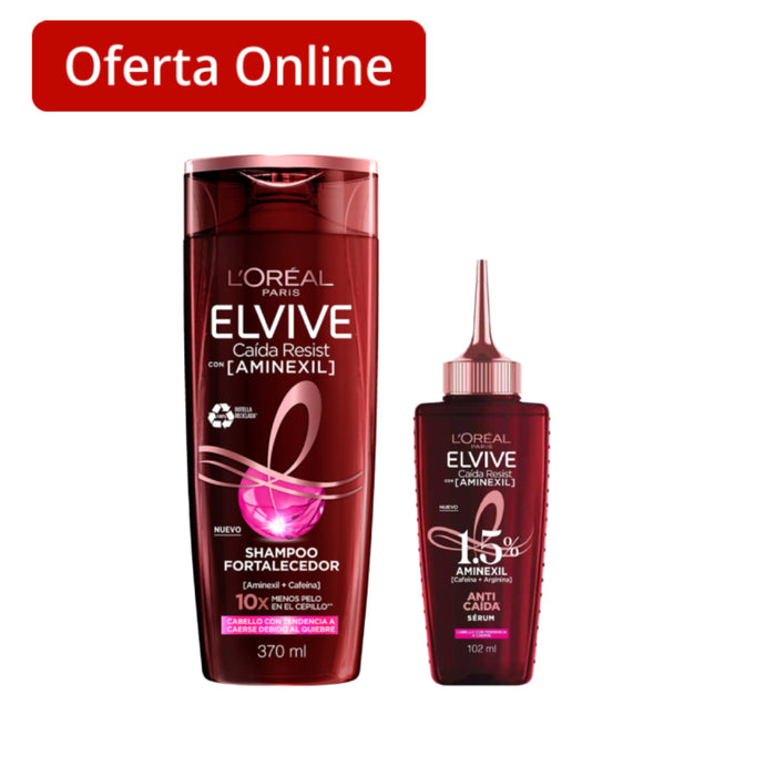 Combo Elvive Shampoo Anticaída + Serum Capilar Anticaída