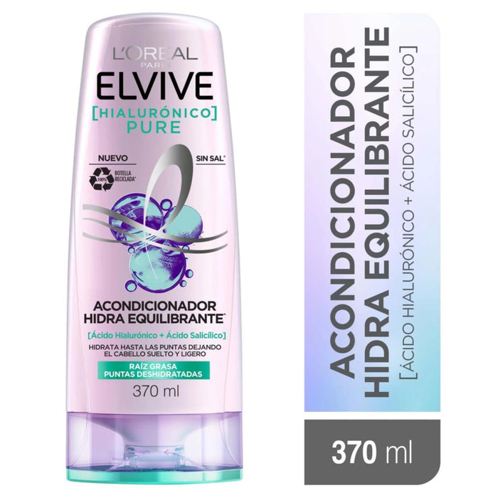 Combo Elvive Shampoo + Acondicionador Hialurónico Pure