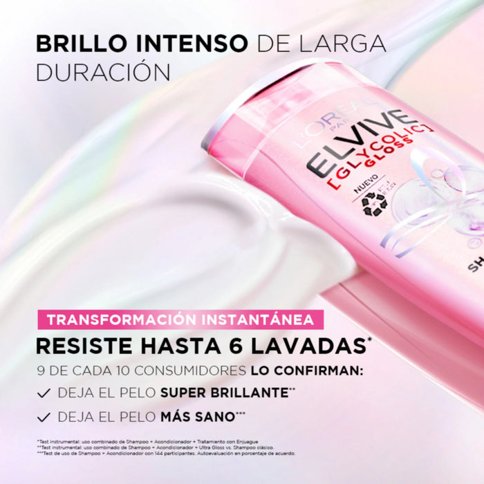 Combo Elvive Shampoo + Acondicionador Glycolic Gloss + Aceite Capilar Extraordinario