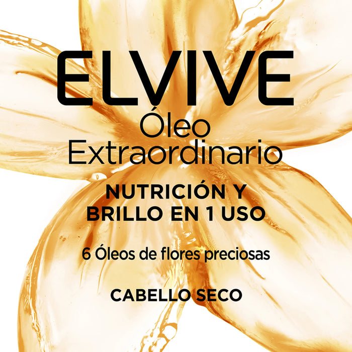 Combo Elvive Shampoo + Acondicionador Glycolic Gloss + Aceite Capilar Extraordinario