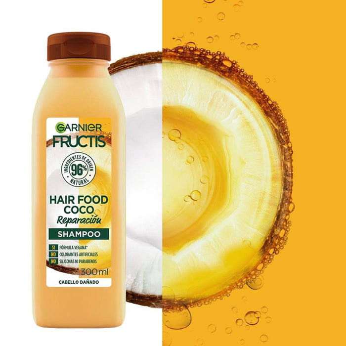 Combo Garnier Fructis Tratamiento Capilar Coco + Shampoo Hair Food Coco