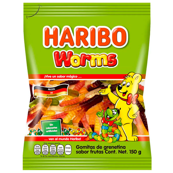 Haribo Worms X 150G