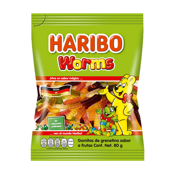 Haribo Worms X 80G