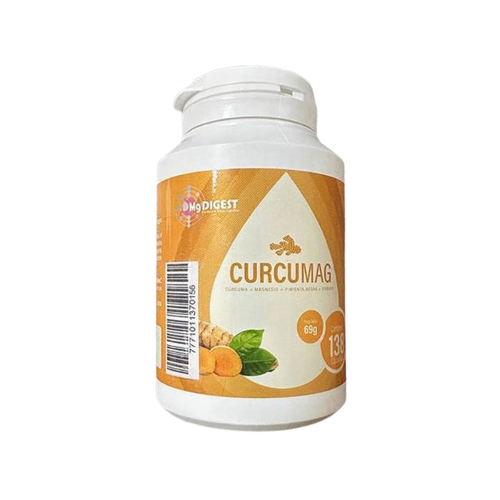 Suplemento Alimenticio Mg Digest Curcumag X 138 Cápsulas