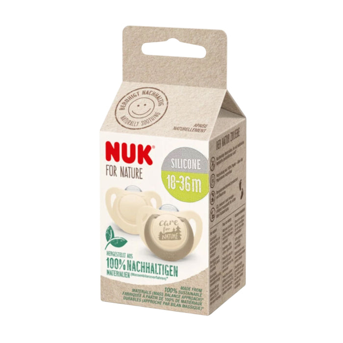 Chupete Silicona For Nurture Nuk Beige 18-36M X 2Unidades