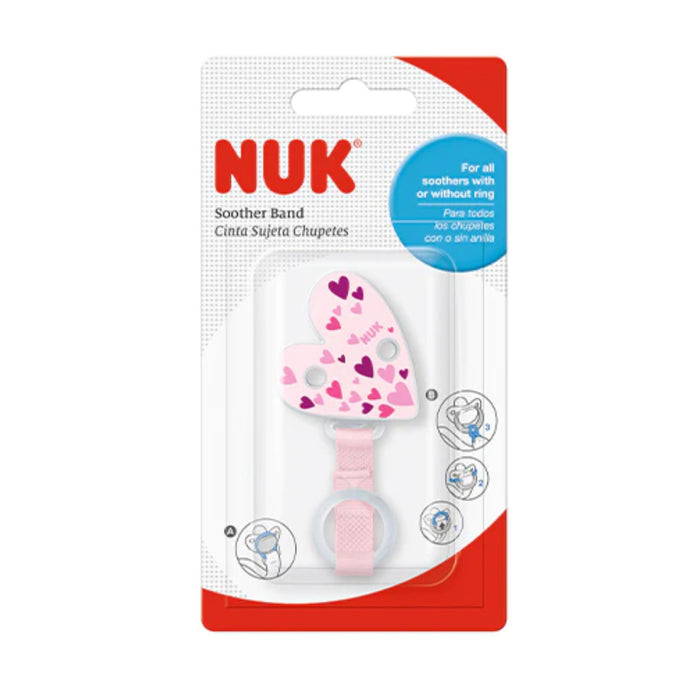 Sujetador De Chupete Cinta Corazón Nuk