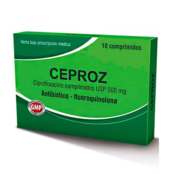 Ceproz Ciprofloxacina 500Mg X Tableta