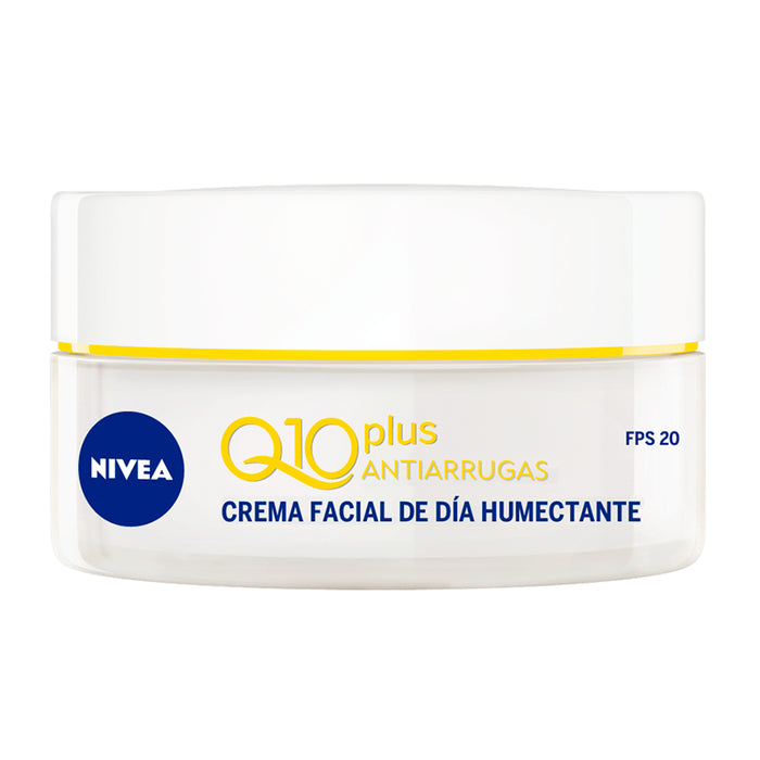 Nivea Crema Facial Antiarrugas Q10 Skin Identical Día Fps 20 X 50Ml