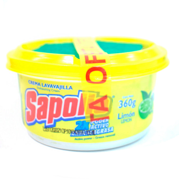Sapolio Lavavajilla Limon X 360G