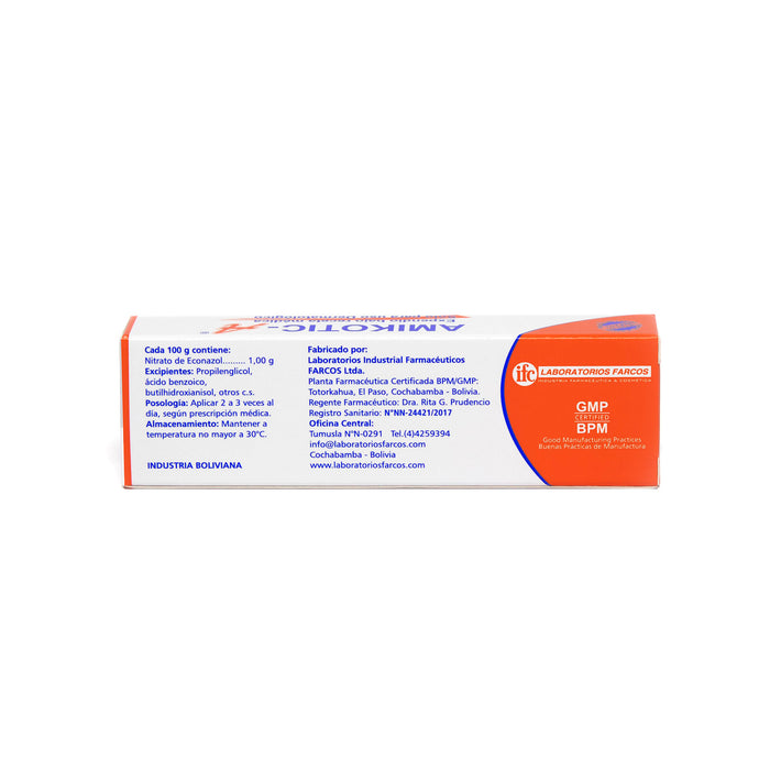 Amikotic-A 0.01 Crema Econazol Nitrato X 15G