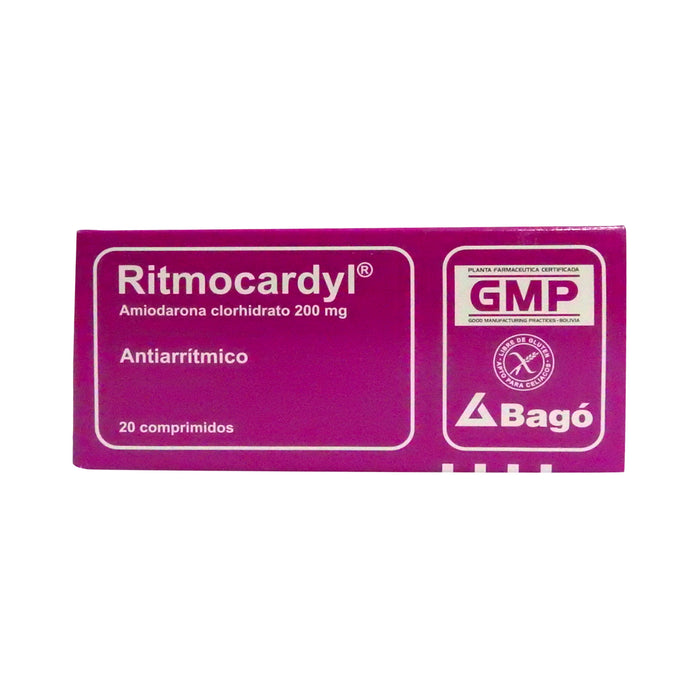 Ritmocardyl 200Mg Amiodarona X Tableta