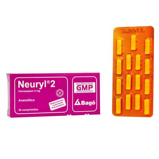 Neuryl 2Mg Clonazepam X Tableta