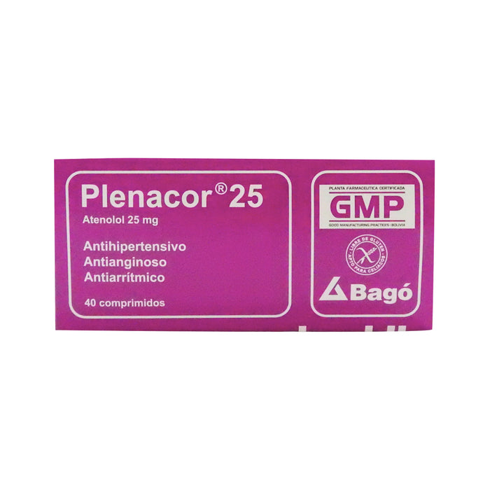 Plenacor 25Mg Atenolol X Tableta