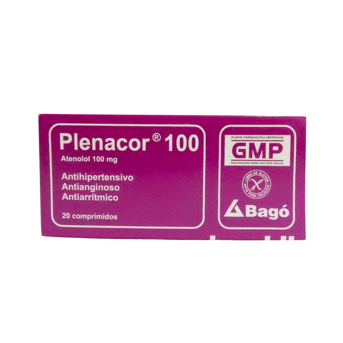 Plenacor 100Mg Atenolol X Tableta