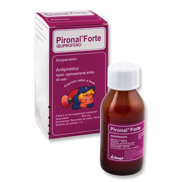 Pironal Forte 200Mg Suspension Ibuprofeno X 100Ml