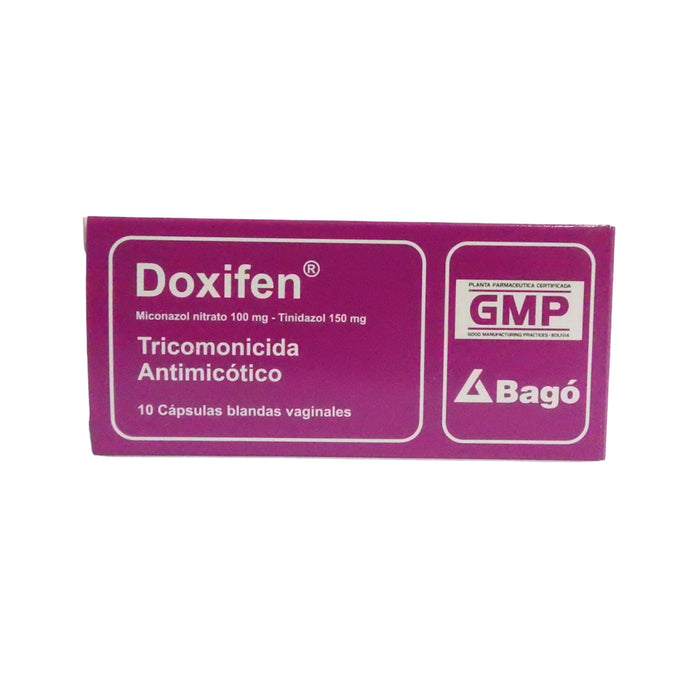 Doxifen Miconazol Nitrato 100Mg Y Tinidazol 150Mg X Ovulo Blando