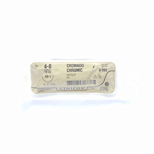 Catgut Crom #4-0 C Ag 1.5Cm