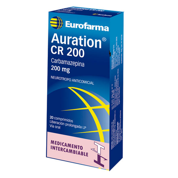 Auration Cr 200Mg Carbamazepina X Tableta