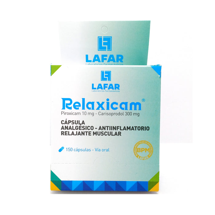 Relaxicam 300Mg Carisoprodol Y Piroxicam X Capsula