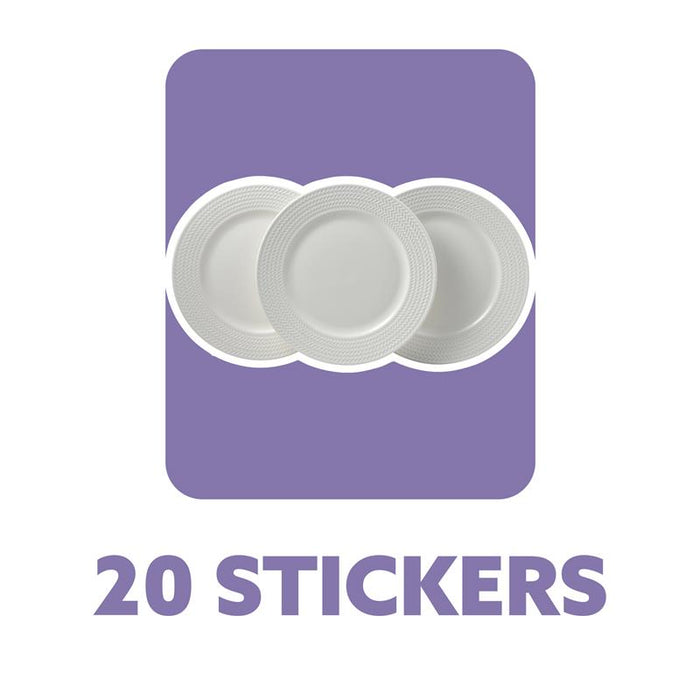 Juego De 3 Platos De Postre De Porcelana Masterpro