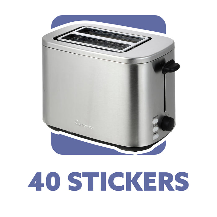 Tostadora 2 Rebanadas Master Pro 6 Velocidades X 800W