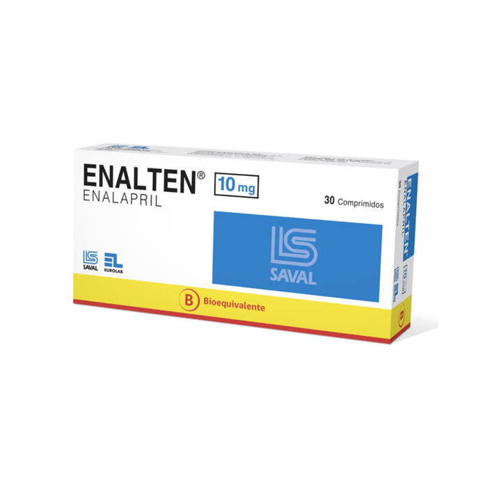 Enalten Enalapril 10Mg X Comprimido