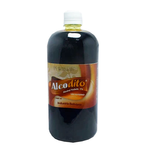 Alcohol Yodado 1% Frasco X 1 L