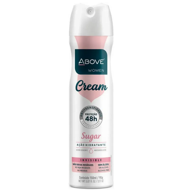 Above Desodorante Aerosol Women Cream Sugar X 150Ml