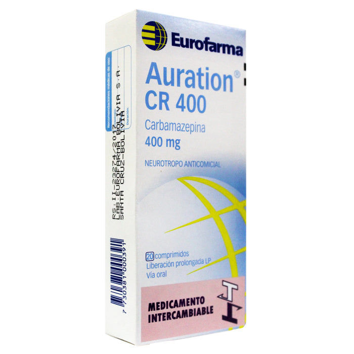 Auration Cr 400Mg Carbamazepina X Tableta