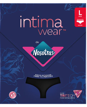 Nosotras Intimawear Panties Reutilizables Y Absorventes Talla L X Unidad