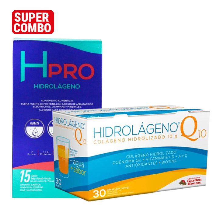 Combo Hidrolageno Q10 + Hidrolageno Hpro