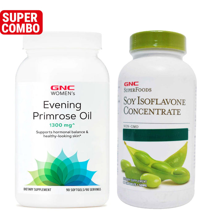 Combo Aceite de Onagra + Isoflavone de Soya x 90 cápsulas