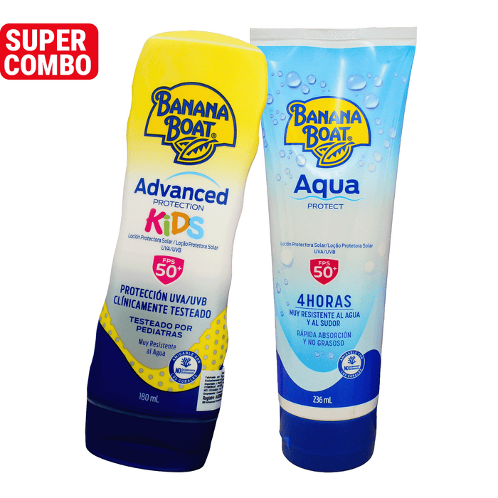 Combo Banana Boat Loción SPF 50+