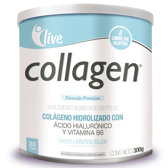 Live Collagen Premium Acido Hialuronico Y Vitamina Bg Y Colageno X 300G